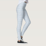 Minimalist Blue Gingham Plaid Pattern Leggings<br><div class="desc">Minimalist Blue Gingham Plaid Pattern!</div>