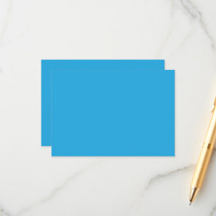 Minimalist Blue Luxury Enclosure Card