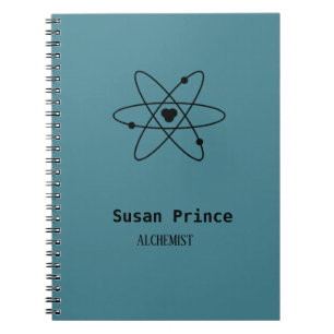 Minimalist blue notebook