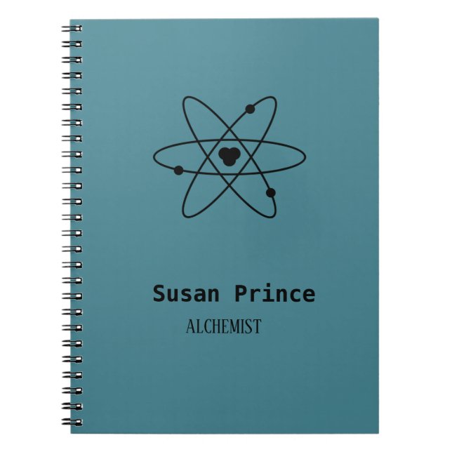 Minimalist blue notebook (Front)