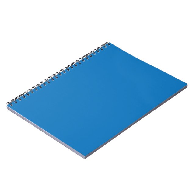 Minimalist Blue Notebook Stylish Work Journal (Left Side)