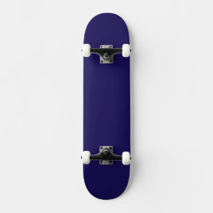 Minimalist Blue Skateboard Modern Cool Skate Dec