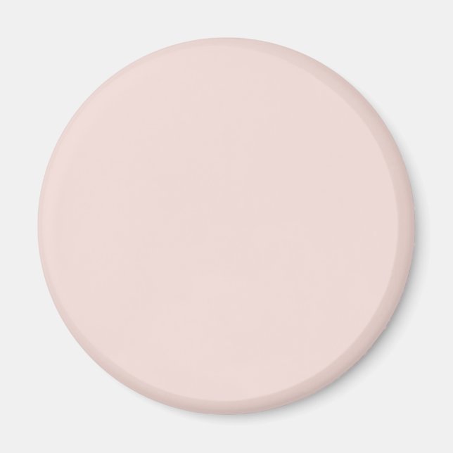 Minimalist blush pink solid plain elegant chic magnet (Front)