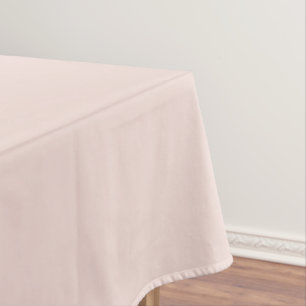 Minimalist blush pink solid plain elegant chic tablecloth