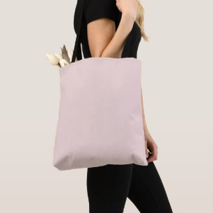 Minimalist blush pink solid plain elegant chic tote bag