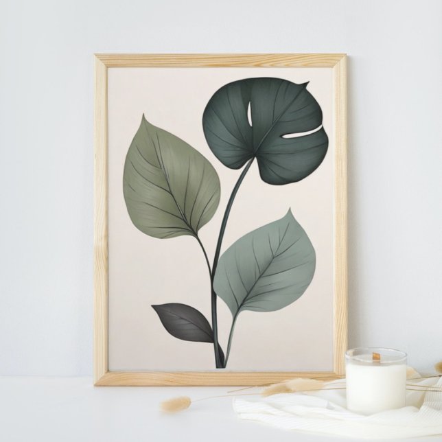 Minimalist Boho Botanical Leaves  Home Decor (Creator Uploaded)