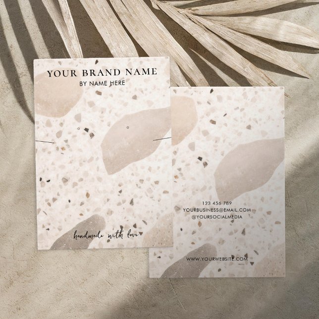 Minimalist Boho Jewellery Earring Display Card (Creator Uploaded)