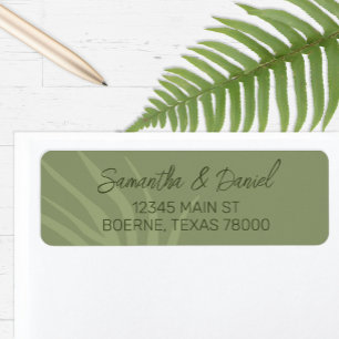 Minimalist Boho Return Address Label