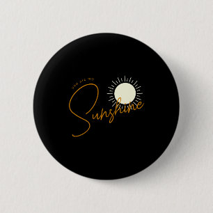 Minimalist Boho Sunshine Baby  6 Cm Round Badge