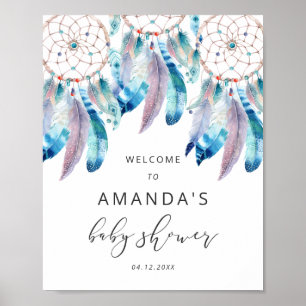 Minimalist Boho Welcome Sign Bohemian Baby Shower