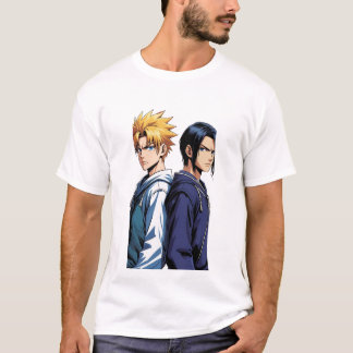 Minimalist Bold Anime Warrior Shirt