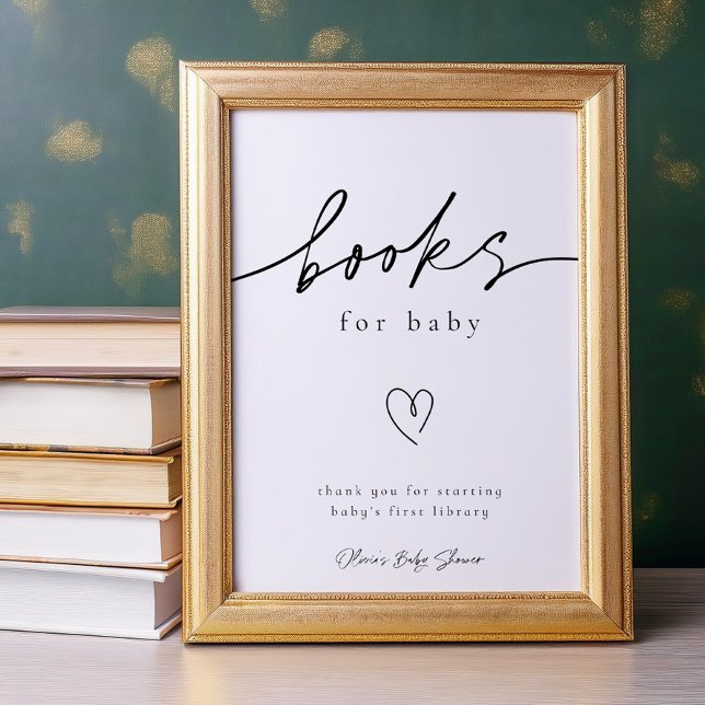 Minimalist Books for Baby Sign (Creator Uploaded)