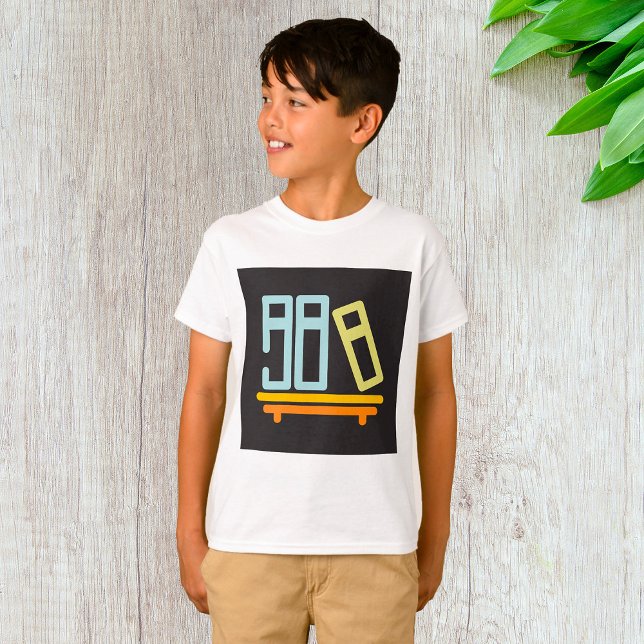 Minimalist Bookshelf Graphic Icon T-Shirt (Creator Uploaded)