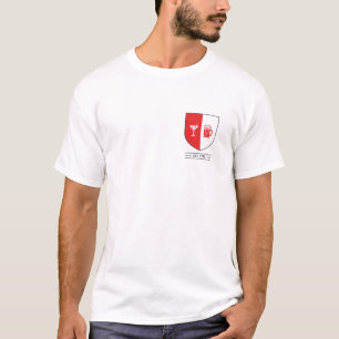 Minimalist Booze Shield Crest T-Shirt