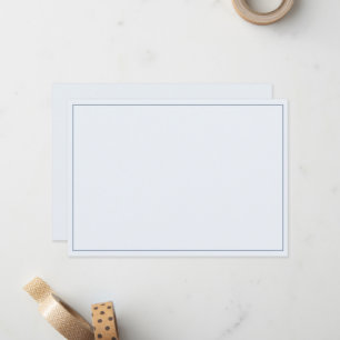 Minimalist Border Flat Card