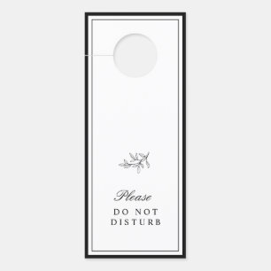 Minimalist Border Foliage Door Hanger