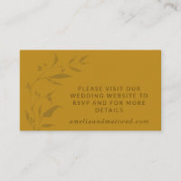 Minimalist Botanical Artwork Yellow Boho Wedding