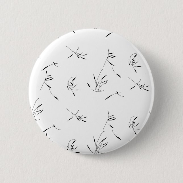 Minimalist Botanical Chic PopSocket 6 Cm Round Badge (Front)