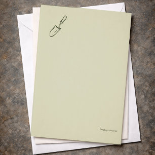 Minimalist Botanical Garden Reader Gift Custom Letterhead