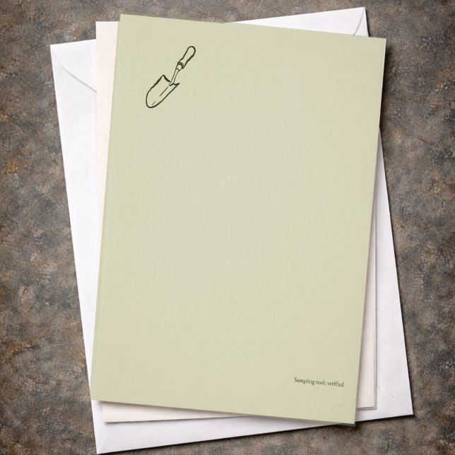 Minimalist Botanical Garden Reader Gift Custom Letterhead (Creator Uploaded)