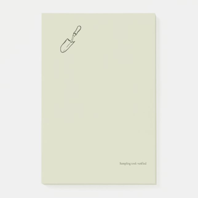 Minimalist Botanical Garden Reader Gift Post-it Notes (Front)