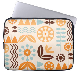 Minimalist botanical laptop sleeve
