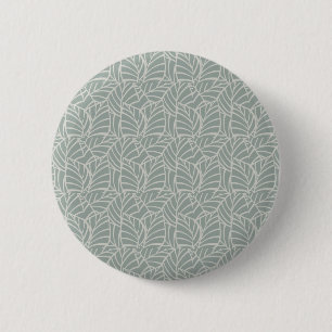 Minimalist Botanical Veins  6 Cm Round Badge