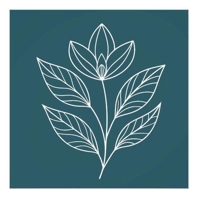 Minimalist botanical Wall Art (Front)