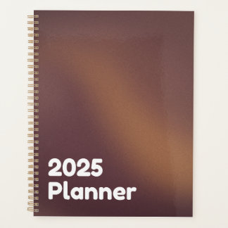 Minimalist Brown Gradient 2025 Planner