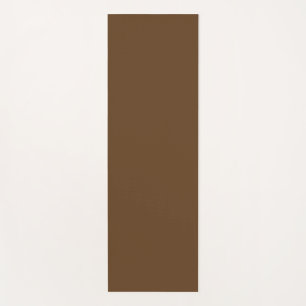 Minimalist Brown Yoga Mat