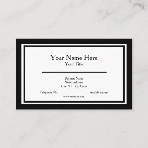 Minimalist Business Card