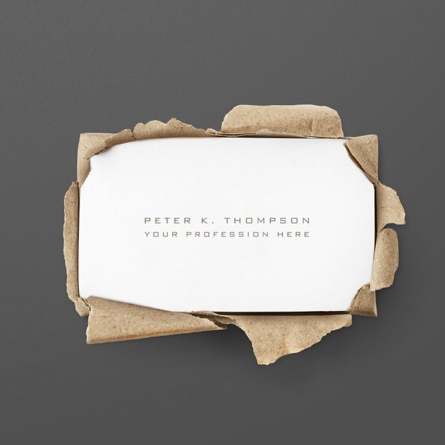 Minimalist Business Card (basic & elegant)