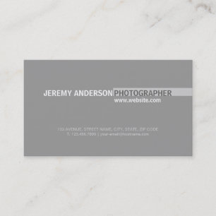 Minimalist Business Card