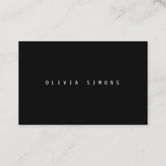Minimalist Business Cards