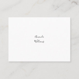 Minimalist Business Cards