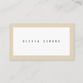 Minimalist Business Cards
