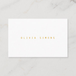Minimalist Business Cards