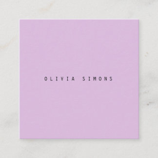 Minimalist Business Cards