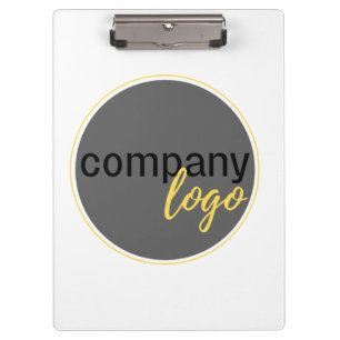 MINIMALIST BUSINESS COMPANY OWN LOGO BRAND WHITE CLIPBOARD