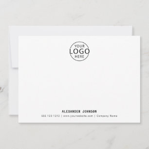 Minimalist Business Custom Logo Professional Card