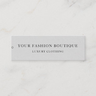 Minimalist Business Logo Clothing Label Hang Tag
