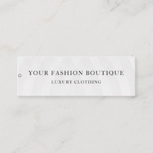 Minimalist Business Logo Clothing Label Hang Tag