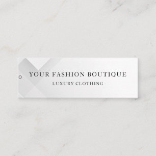 Minimalist Business Logo Clothing Label Hang Tag