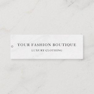 Minimalist Business Logo Clothing Label Hang Tag