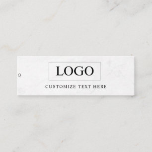 Minimalist Business Logo Clothing Label Hang Tag