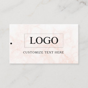 Minimalist Business Logo Clothing Label Hang Tag