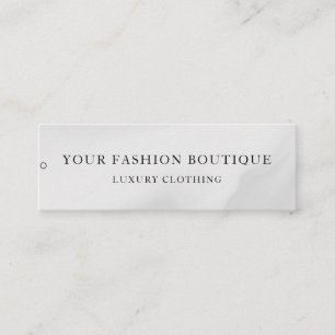 Minimalist Business Logo Clothing Label Hang Tag