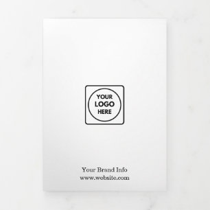 Minimalist Business Logo Simple Trifold Design