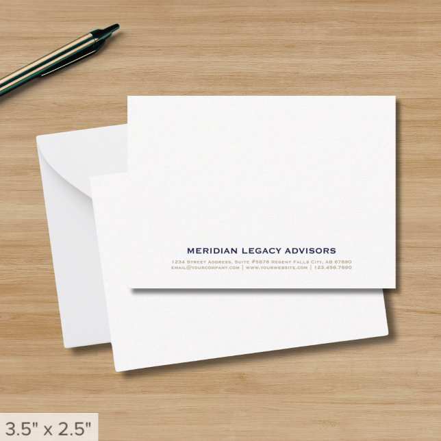 Minimalist Business Note Card (Creator Uploaded)