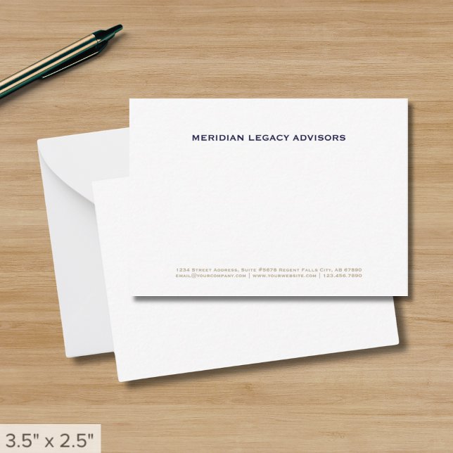 Minimalist Business Note Card (Creator Uploaded)
